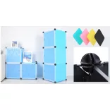 Plastic Modular Cabinet - Blue