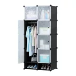 Plastic Modular Cabinet - Black