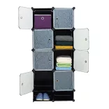 Plastic Modular Cabinet - Black