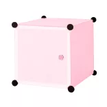 Plastic Modular Cabinet - Pink