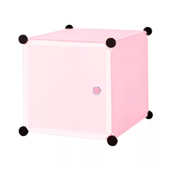 Plastic Modular Cabinet - Pink