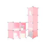 Plastic Modular Cabinet - Pink