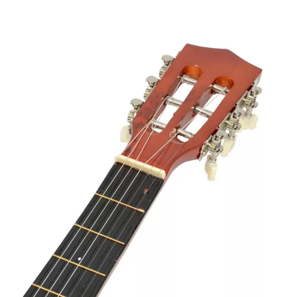 Acoustic Guitar Set for Beginners, with Free Tuner, Available in 2 Colors - Brown