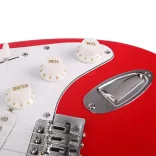 Electric Guitar Set for Beginners with Free Amplifier - Red
