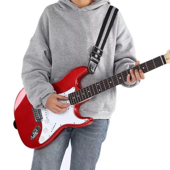 Electric Guitar Set for Beginners with Free Amplifier - Red