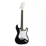 Electric Guitar Set for Beginners with Free Amplifier - Black