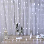 128 LED Net String Lights, Available in 2 Colors - Cool White