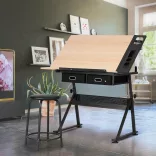 Adjustable Drawing Table with Free Chair