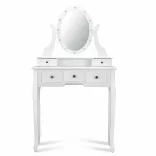 Hollywood Vanity Table, Multiple Colors - White