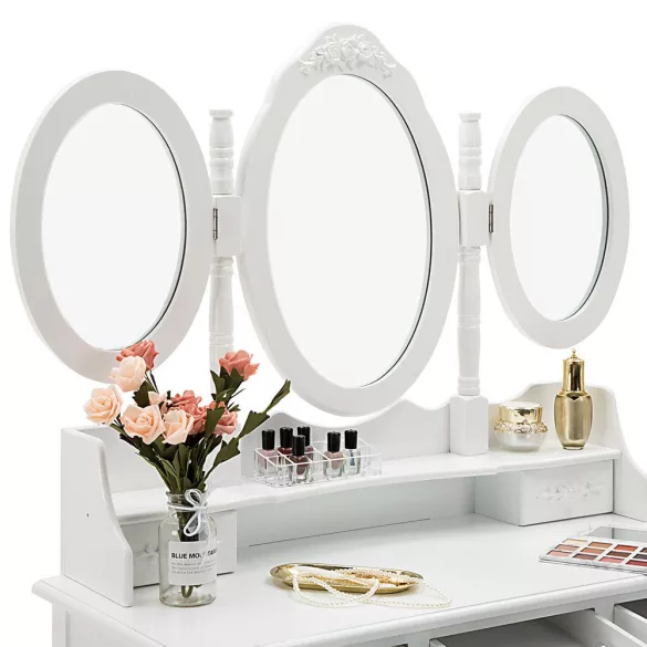 Dressing Table Milano, Available in Multiple Colors - White