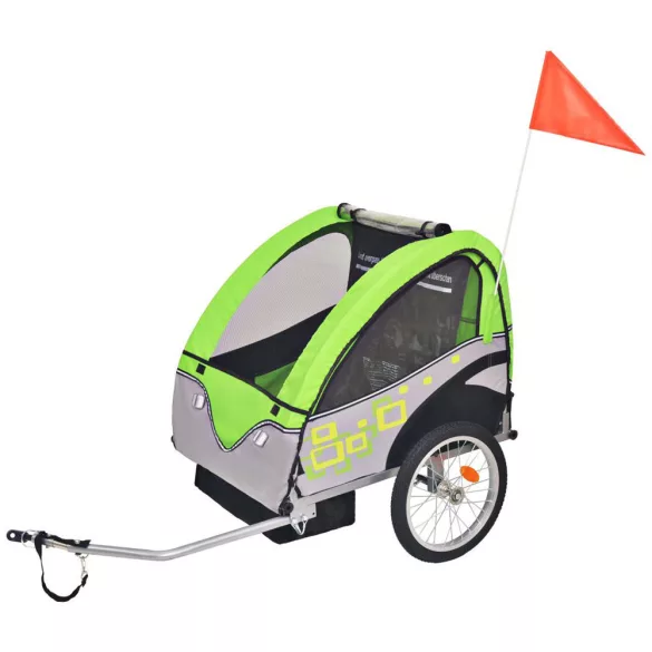 Bicycle Trailer for Kids, 30 kg Load Capacity