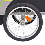 Bicycle Trailer for Kids, 30 kg Load Capacity