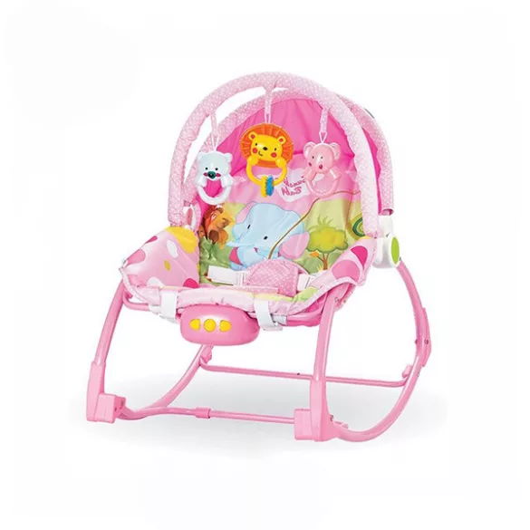 Vibrating Musical Bouncer - Pink