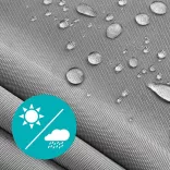 Roll-up Sunshade, Grey, 250x120 cm