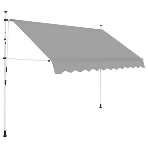 Roll-up Sunshade, Grey, 350x120 cm