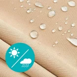 Roll-up sunshade in various sizes and colors - beige, 250x120cm