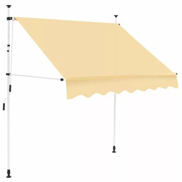 Retractable awning in various sizes and colors - beige, 350x120cm