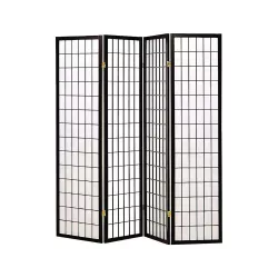 4-Panel Room Divider Screen - Japanese Style