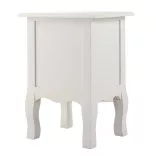 2-piece nightstand set, white