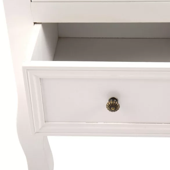 2-piece nightstand set, white
