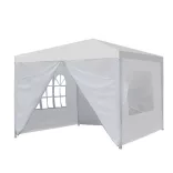 Party tent in white, available in 3 sizes - 3x3 meters