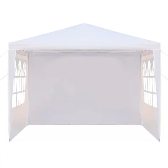 Party tent in white, available in 3 sizes - 3x3 meters
