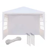 Party tent in white, available in 3 sizes - 3x3 meters