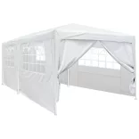 Party tent in white, available in 3 sizes - 3x6 meters