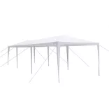 Party tent in white, available in 3 sizes - 3x9 meters