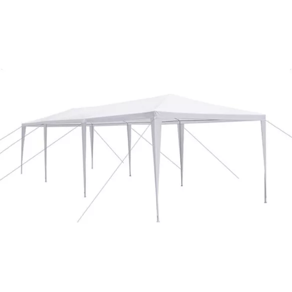 Party tent in white, available in 3 sizes - 3x9 meters