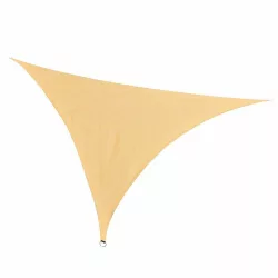   Square Sun Shade Sail, 3.6 meters, multiple types - triangular, polyethylene, beige