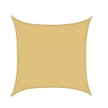 Square Sun Shade Sail, 3.6 meters, multiple types - rectangular, polyethylene, beige