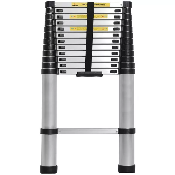 Telescopic Aluminum Ladder in 3 Sizes - 4.1 Meters