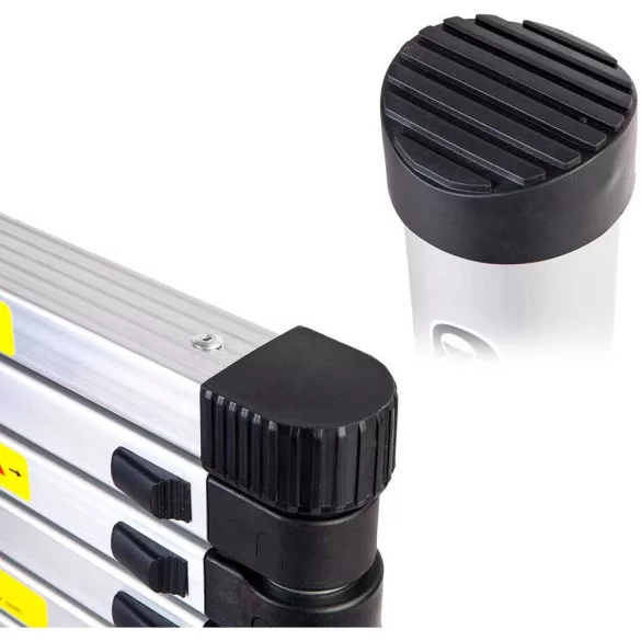 Telescopic Aluminum Ladder in 3 Sizes - 4.1 Meters