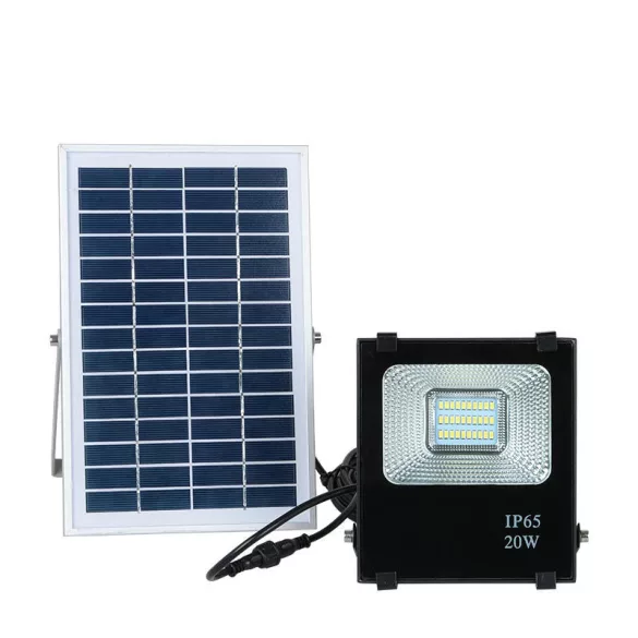 Solar Panel LED Floodlight, 4 Types - 20 W