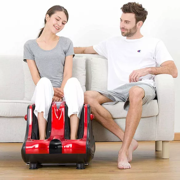 Foot and Calf Massager, 2 Colors - Red