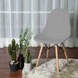 4 modern dining chairs, available in 4 colors - gray