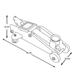 Hydraulic Jack with 2 Ton Capacity
