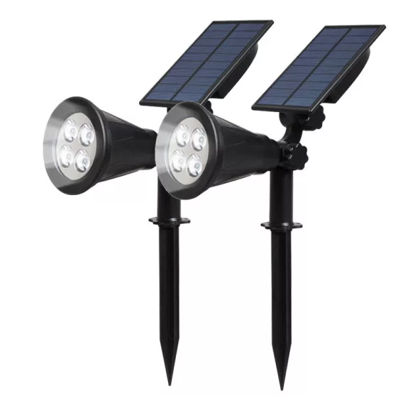 2-piece solar building decorative lighting