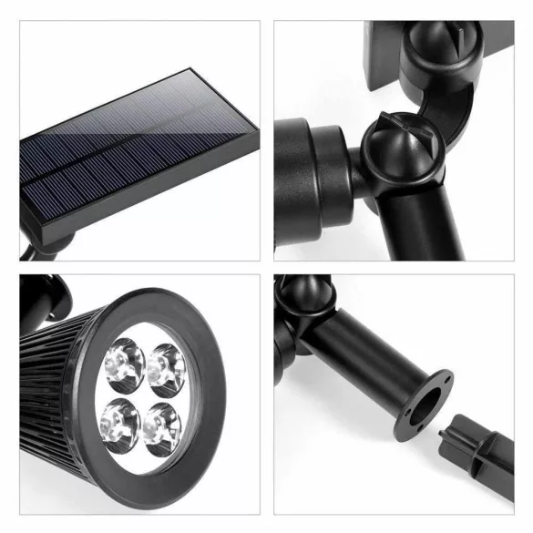 2-piece solar building decorative lighting