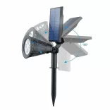 2-piece solar building decorative lighting