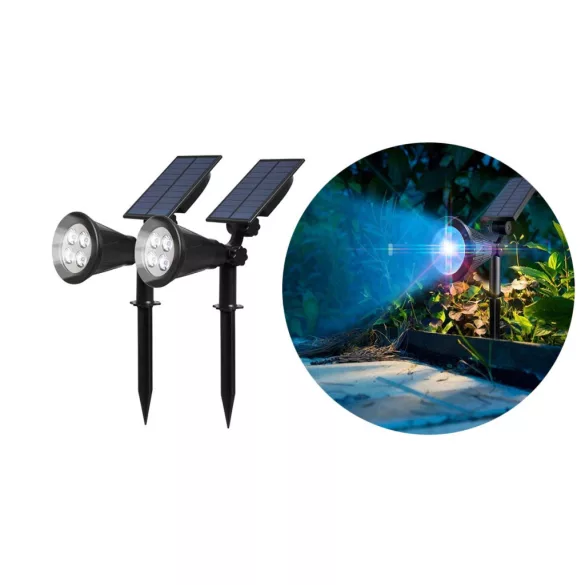 2-piece solar building decorative lighting