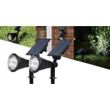 2-piece solar building decorative lighting