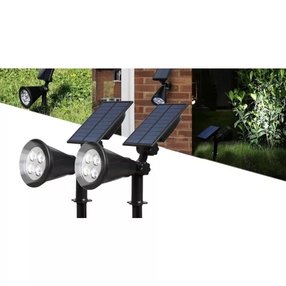 2-piece solar building decorative lighting