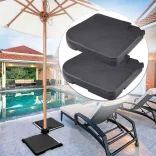 2 pcs refillable umbrella base weight