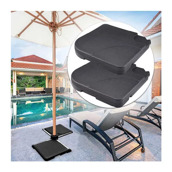 2 pcs refillable umbrella base weight