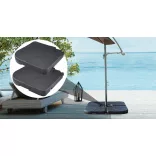 2 pcs refillable umbrella base weight