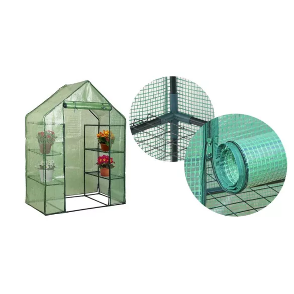 Portable Greenhouse with Shelves