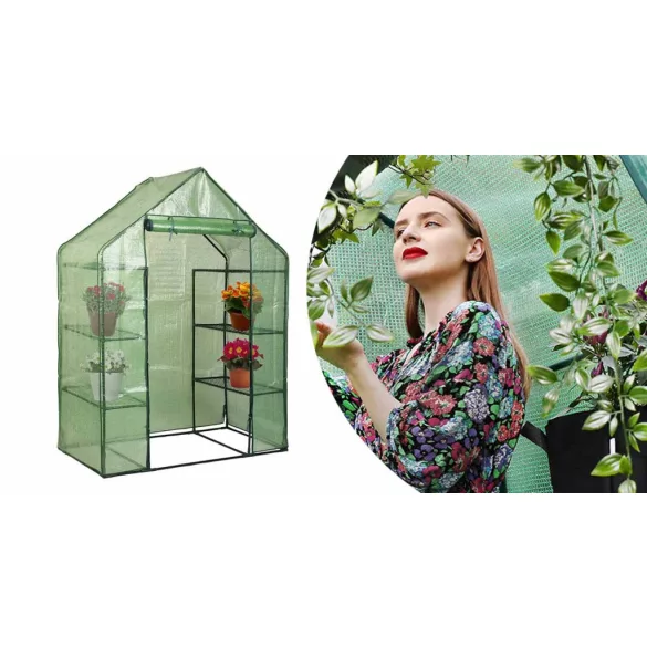 Portable Greenhouse with Shelves