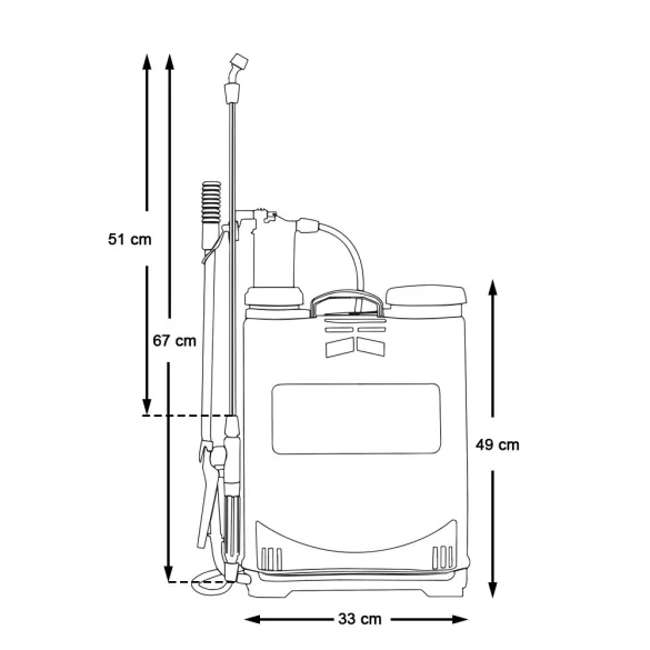 Backpack Sprayer, 16 L